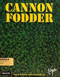 Обложка Cannon Fodder для Amiga