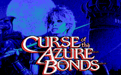 Curse of the Azure Bonds title screen