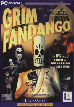 Обложка Grim Fandango Lucas Arts Classics