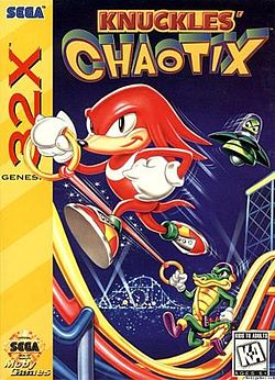 Обложка Knuckles’ Chaotix