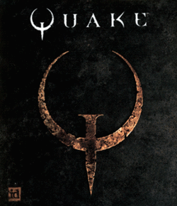 The box art featuring the Quake logo