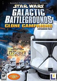 Обложка игры Star Wars Galactic Battlegrounds Clone Campaigns.jpg
