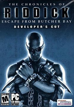 The Chronicles of Riddick Escape from Butcher Bay front cover.jpg