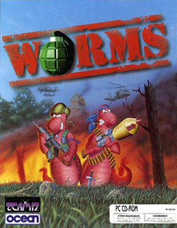 Обложка Worms (MS-DOS)